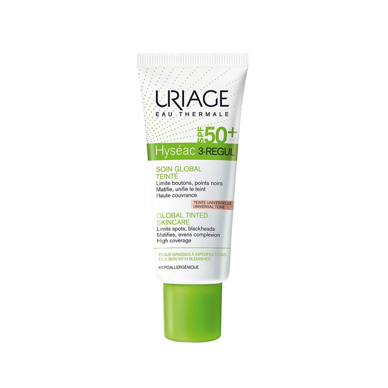 Uriage Hysac SPF 50+ Filtro solar para el acn.