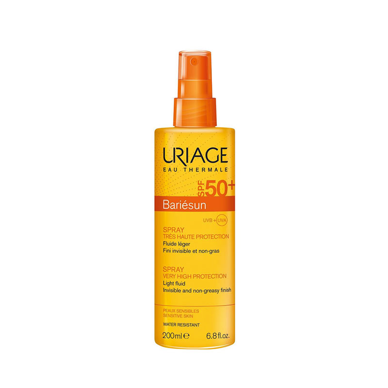 Uriage Barisun SPF 50+ Spray. Protector solar corporal X200ml