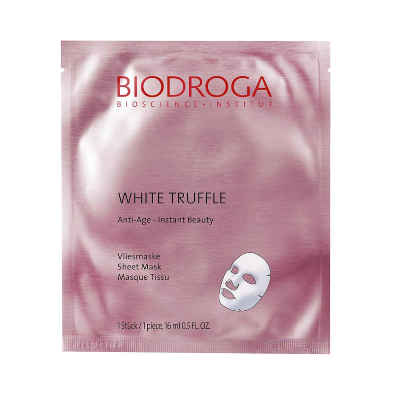 Biodroga White Truffle Sheet Mask.
Mascarilla Velo Trufa Blanca